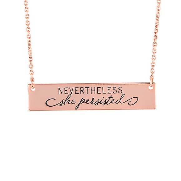 Nevertheless She Persisted Jewelry 